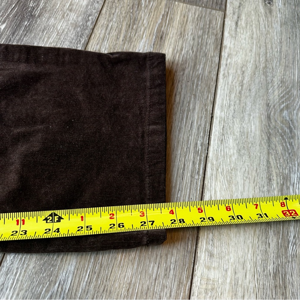 St John's Bay Dark Brown Velvet Feel Corduroy Pants size 16P‎ - Picture 6 of 12